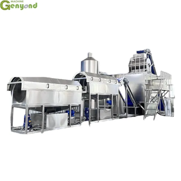 Industrial High Pressure Potato Carrot Instant Steam Peeling Machine photo-6