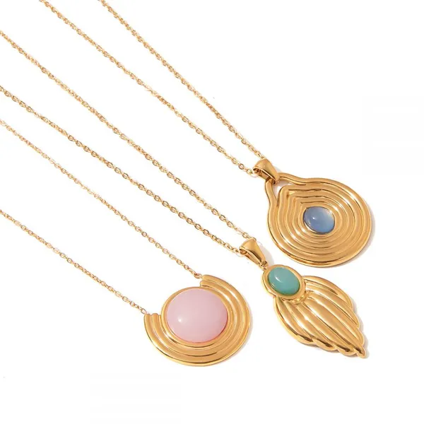 18K PVD Gold Plated Stainless Steel Chain Necklace - Non-Fade Custom Fashion Jewelry photo-4