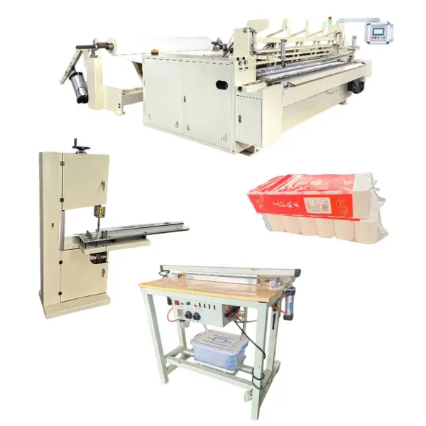 High Speed Toilet Tissue Paper Rewinding Machine Automatic Toilet Roll Making Machine Toilet Tissue Machine photo-3