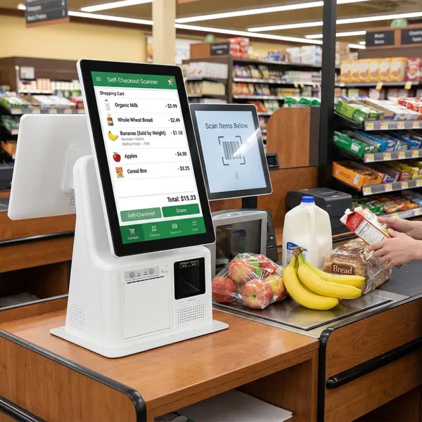 Aonpos APK20 Dual TouchScreen Payment Kiosk Self Service Kiosk With Thermal Printer Retail Shop Self-service Kiosk photo-4