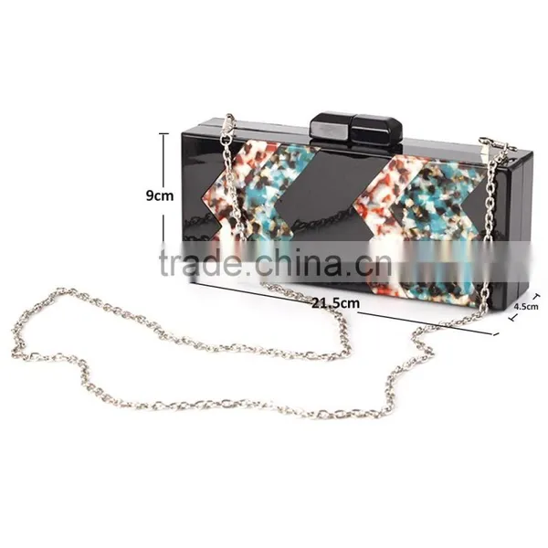 Wholesale Women CLutch Bag Acrylic Ladies Evening Clutch Bags Customized Clutch Evening Bag