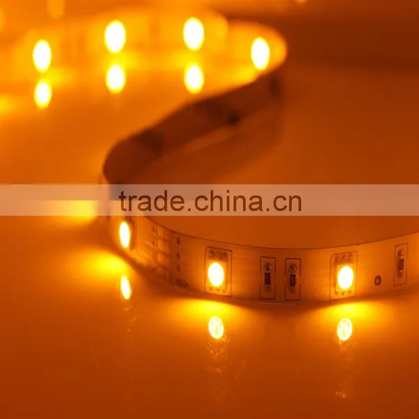 14.4W SMD5050 Orange Color Flexible Led Tube Light 60 Led / Meter