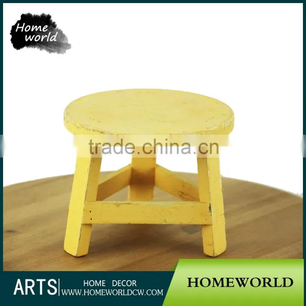 China New Products Modern Style Hot Sale Solid Small Wood Stool photo-2