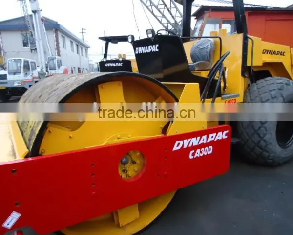 Used Sweden Road Roller CA30D Double Drum Roller photo-4