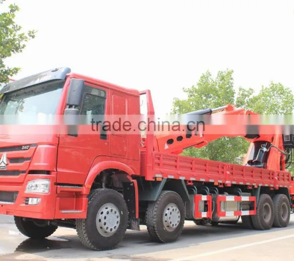 Howo 336hp 8*4 70T Ton Truck Mounted Crane for Sale SQ3600ZB6 photo-2