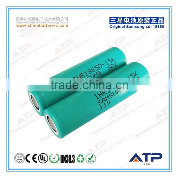 3.6v 1500mah Battery / Li-ion Samsung 1500mah / Samsung 18650 15k photo-2
