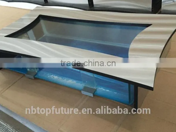 NEW ALUMINUM FRAME WALL HANGING AQUARIUM FISH TANK WALL AQUARIUM TANK photo-5