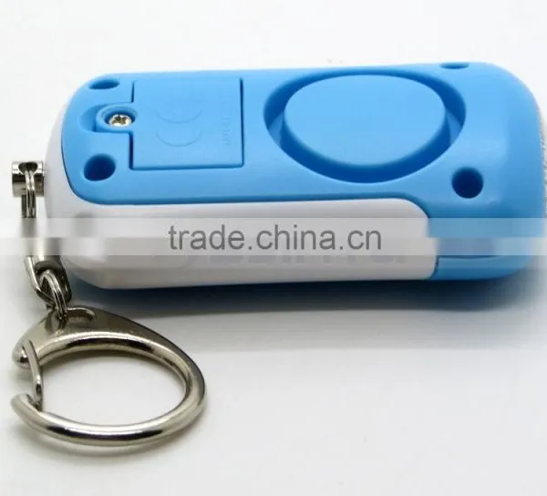 Mini Girl Personal Safe Alarm Keychain Lanyard Torch Portable Flashlight photo-4