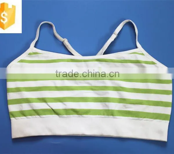 Girls Seamless Underwear, Seamless Bra, Shadow Stripe Underwear for Young Lady photo-4