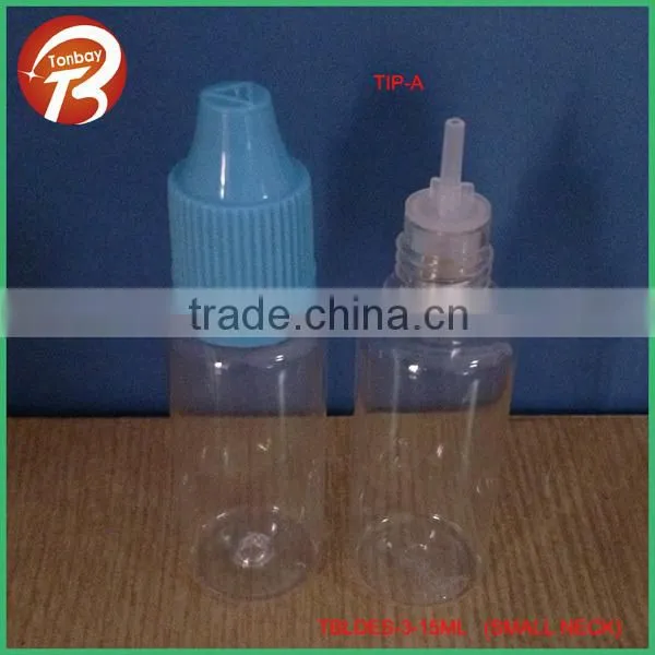 10ml 15ml 20ml 30ml 50ml Empty Plastic Clear PET e Liquid Bottle With Three Holder Tips&childproof Cap Engraved Triangle Sign photo-4