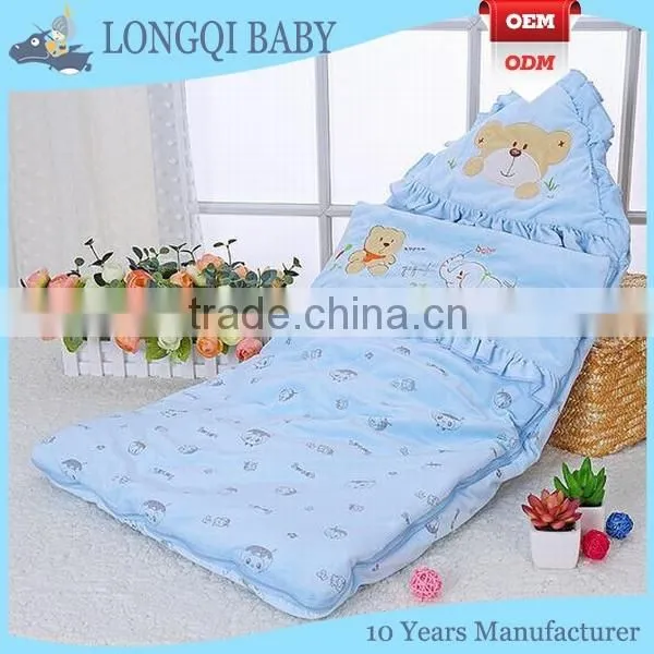 BB-LZ-025 OEM Cotton Washable Muslin Toddler Swaddle Blanket photo-3