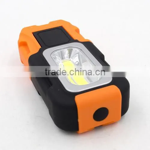 Hot 3AAA Batteries COB Magnetic Working Flashlight photo-2