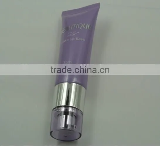 2015 New Design Cosmetic Tube With Metallic Airless Pump for CC Cream photo-6