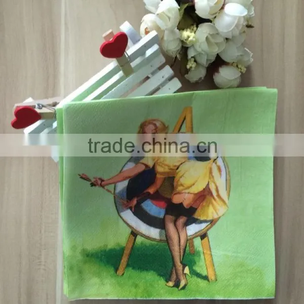 Manufacture Bar Drink 3PLY Paper Napkins With Custom Printing Logo photo-2