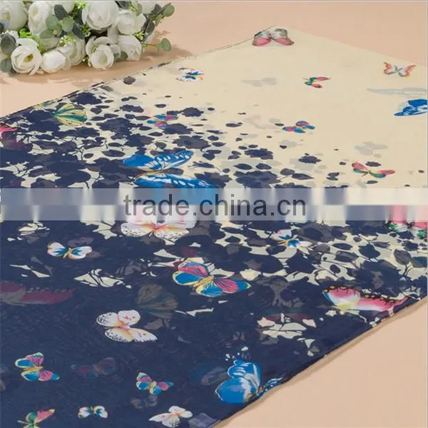 2015 Hot Selling Low Pricde Fashion Lady Colorful Silk Scarf photo-3