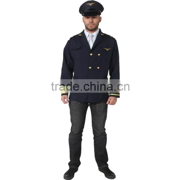 Carnival party pilot fancy dress costume Airline pilot man costume