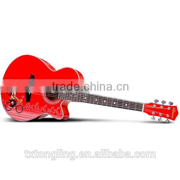 Hot Sale 40 Size OM/OOO Style Solid Top Acoustic Steel String Guitar (TL-0041) photo-2