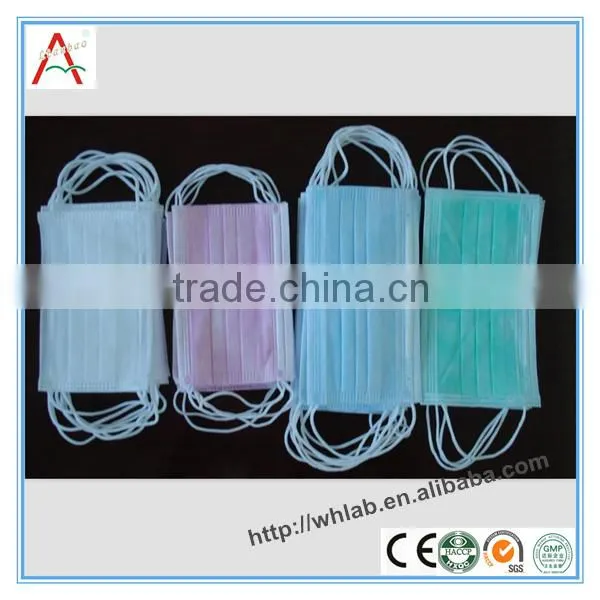 Factory Wholesale Disposable Medical Protective 3ply Nonwoven Face Mask With Earloop or Tie on photo-3
