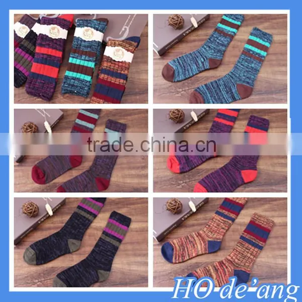 Hogift 2016 Girl Tube Socks National Wind Fall and Winter Knee High Socks Cotton Socks Wholesale MHo-221 photo-3