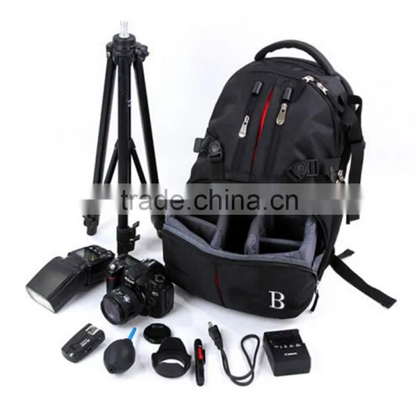 Waterproof Nylon DSLR Shoulder Durable Camera Bag Backpack