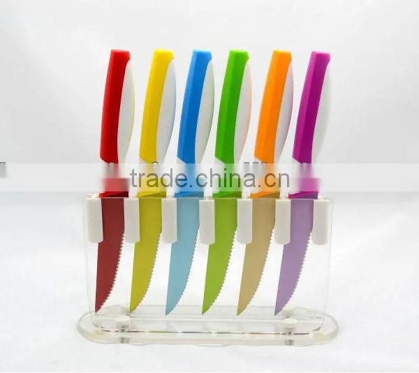 6pcs Non-stick Steak Knives