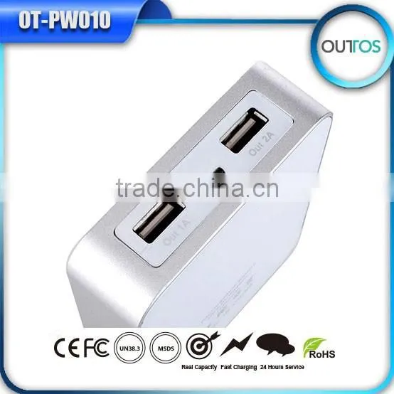 Dual USB Outputs Best LCD Battery Bank 10400mah 5v Power Supply Battery Backup photo-2