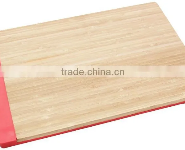 Bamboo Chopping Board With Silicone Hole for Kitchen Cutting Usage photo-3