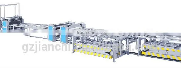 Double Side Hot Melt Glue Pvc Plywood Mdf Press Particle Board Laminating Machine Line With Efficiency photo-2