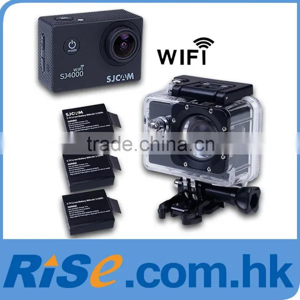 SJCAM SJ4000 WIFI 1080p Helmet Action DV 3X Battery IOS Android Sports Camera
