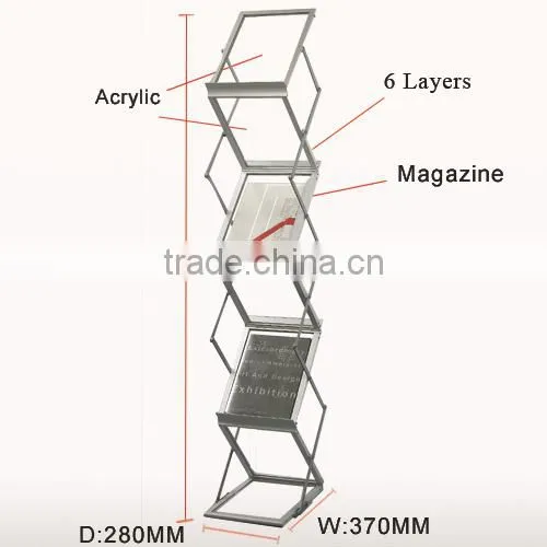 A4 Size Foldable Acrylic Leaflet Rack photo-3