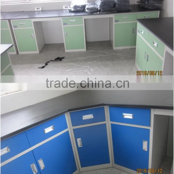 Steel Lab Furniture Steel Corner Table With Table Top photo-6