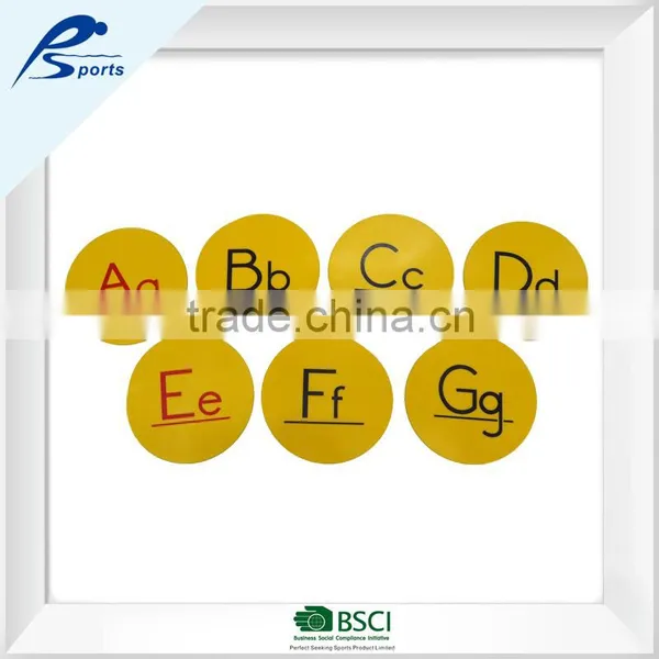 5" Yellow A-Z English Round Mark photo-2