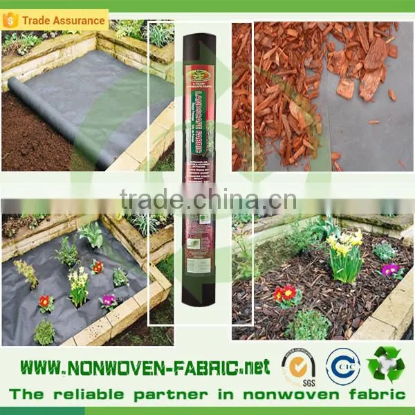 Black Nonwoven Spunbond Fabric for Garden, Weed Control Fabric