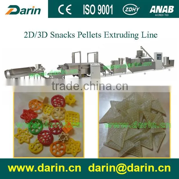 Automatic 3 D Snacks Pellets Food Processing Line for Sale photo-2