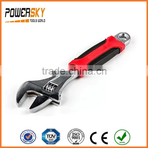 6" 8" 10" 12" Ajustable Spanner Wrench With Rubber Handles