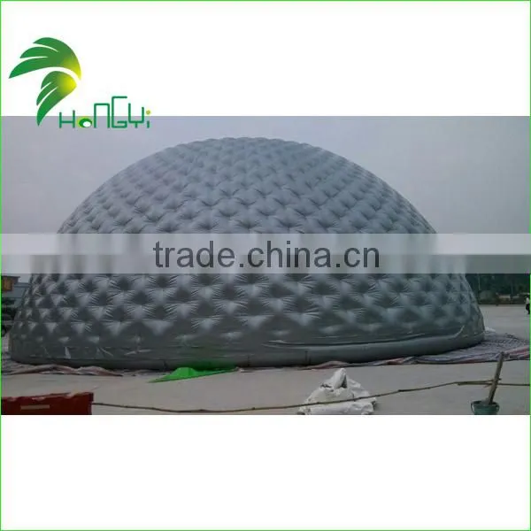 Big Inflatable Grey Dome Tent , Inflatable Outdoor Use Double Pvc Tent photo-3