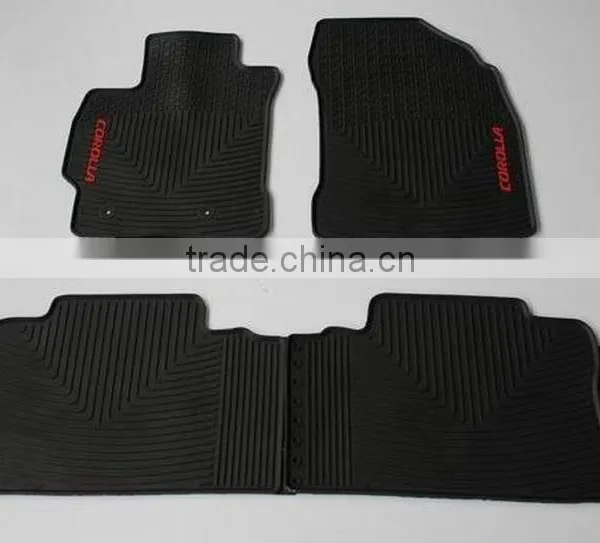 Full Set Position Branded Logo Design Auto Car Floor Mats For TOYOTA COROLLA photo-4