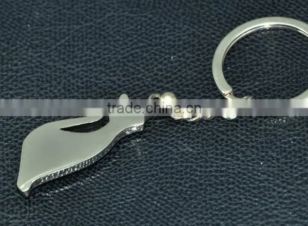Fashion Crystal Cat Keychain and Crystal Beaded Animal Keychain photo-3