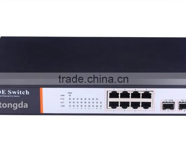 10/100/1000Mbps SFP 8 Port PoE Fiber Switch Quality Choice photo-2