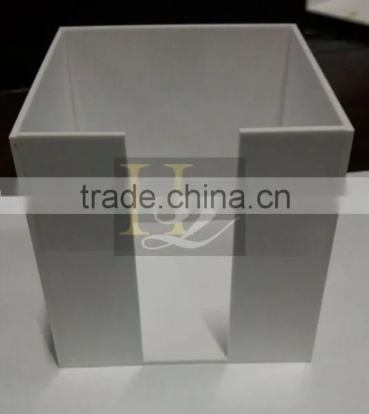 Best Selling Acrylic Cube Memo Box Notes Paper Holder photo-3