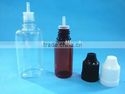 Plastic Clear PET E-liquid Oil Dropper Bottle,smoke Oil Dropper Bottle With Childproof Cap photo-3