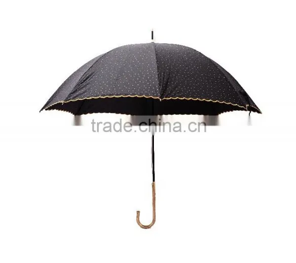 2016 Promotional Fashion Ladies Lace Straight Umbrella photo-6