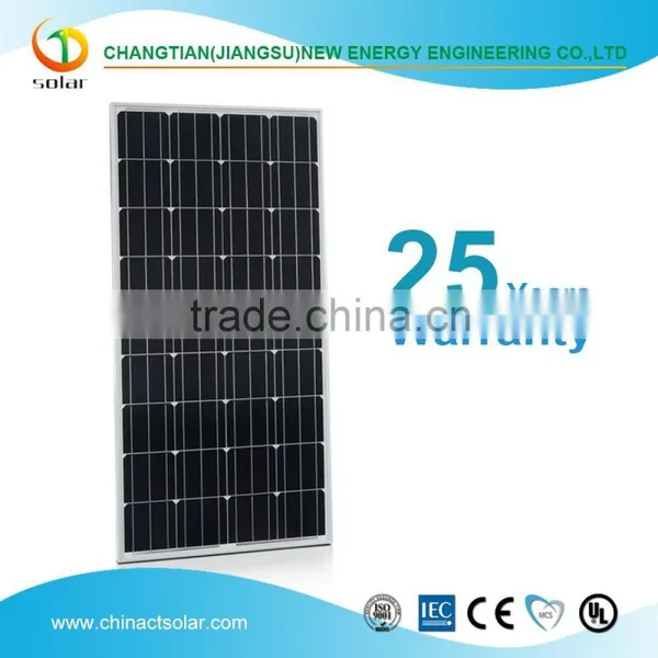 Monocrystalline Silicon Cell Mono pv Module 100W Mono Solar Panel for Solar System
