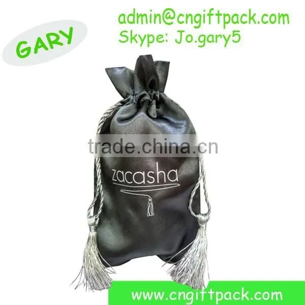 White Promotion Design Gift Bag Drawstring Light Bags for Gift photo-3