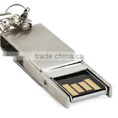 Stainless Steel Swivel Style USB Flash Drive photo-2