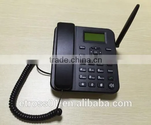 1 SIM Card GSM Cordless Phone 6088, Quadband(850/900/1800/1900mhz) With FM Radio photo-2