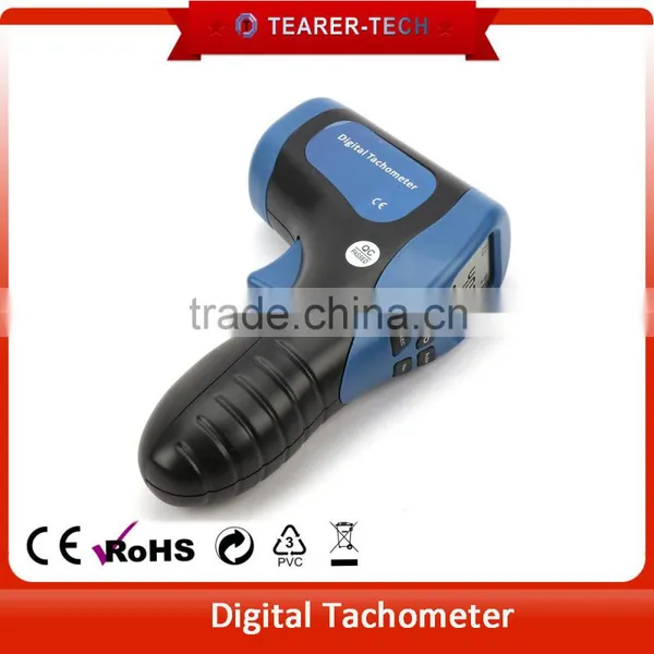 Non Contact Laser Digital Tachometer Tachograph Knotmeter Motor Speed RPM Gauge for Machine Bike Bicycle Car Vehicle Automobile photo-4