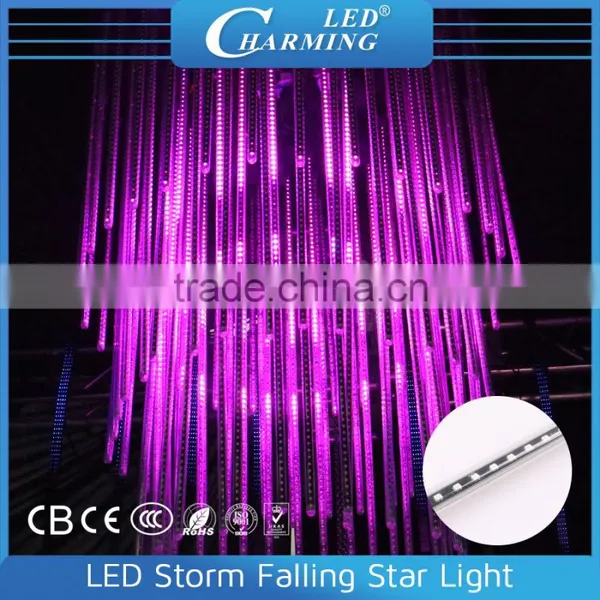 RGB LED Bright Falling Star LED Christmas Tube Lights For Hotel photo-2
