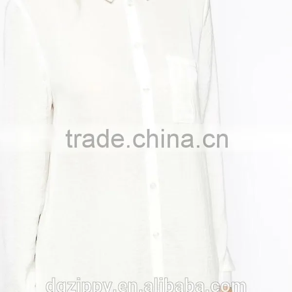 2016 Shirt Dress With Pocket Detail in Silky-feel Fabric photo-3