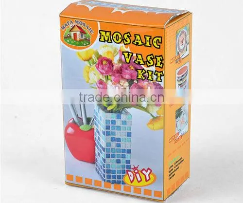 Funny DIY Mosaic Craft Kit Glass Mosaic Vase photo-2